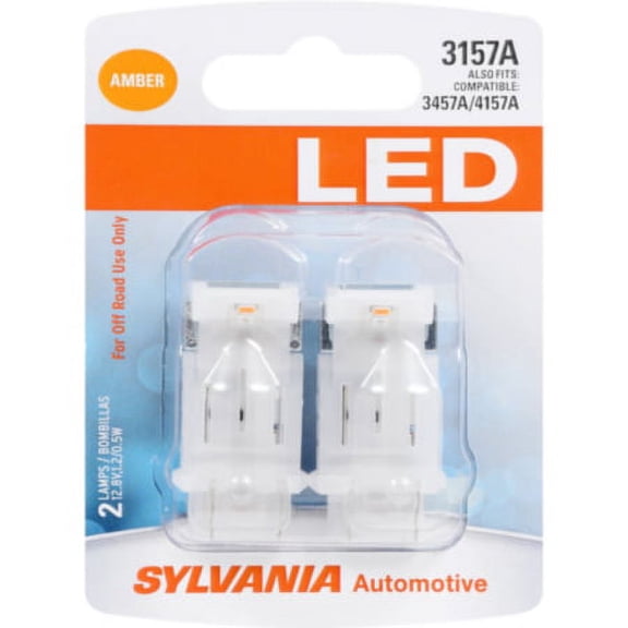 Sylvania 31322 LED Light 3157 Amber Rear Turn Signal, Orange