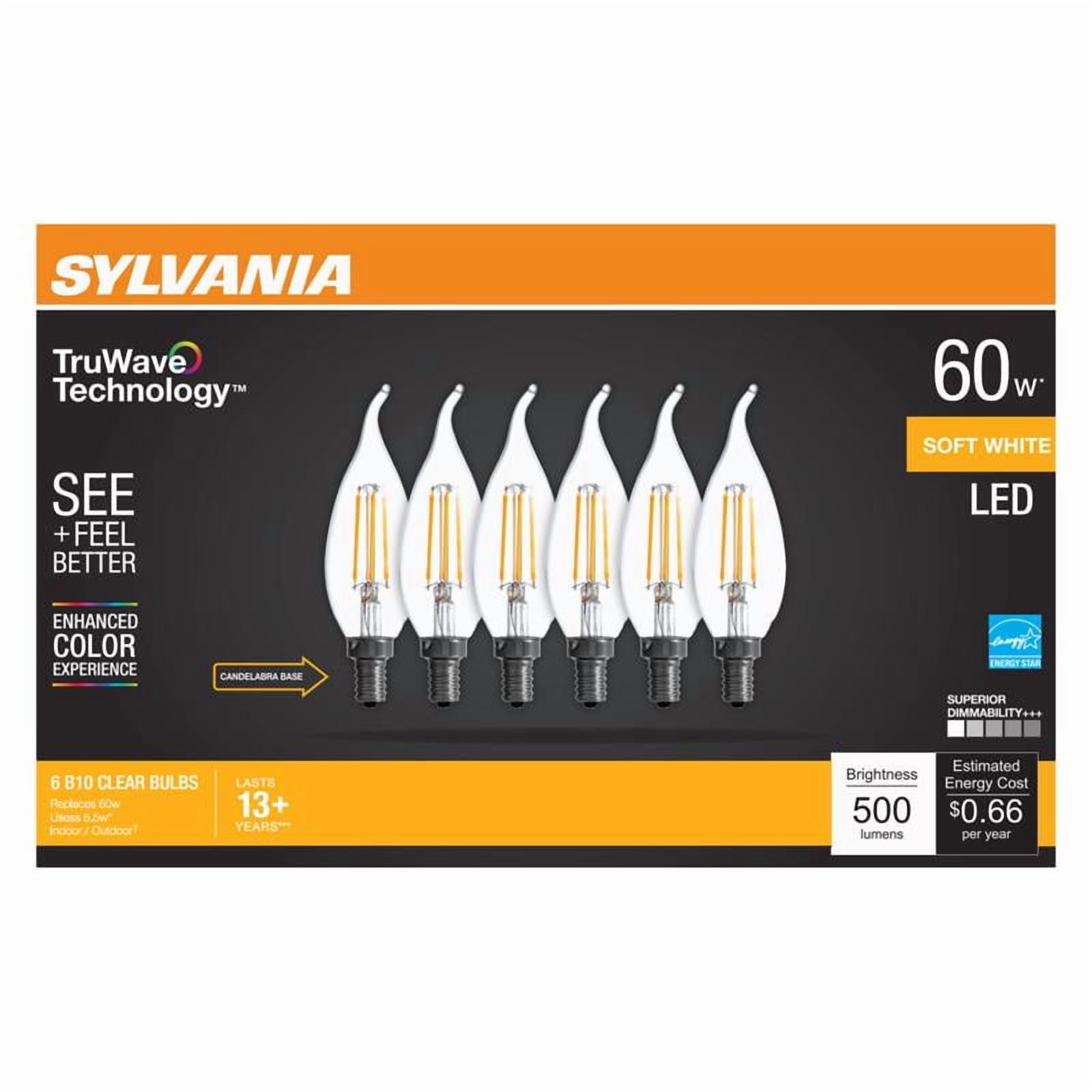 Sylvania 40773 TruWave Series LED Light Bulb, 500 Lumens