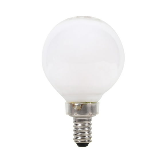 Sylvania 40800 G16.5 LED Bulb, Frosted, 500 Lumens