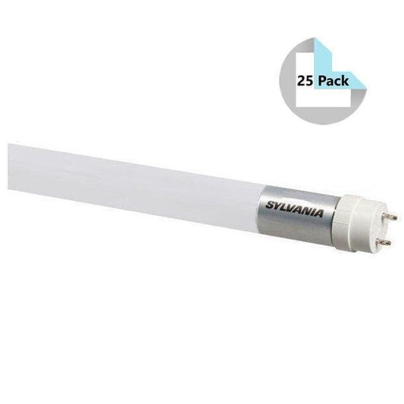 Sylvania 40971 25 pack ECO LED T8 Ballast-Free LED Tubes - 5000K, 18W, 120277