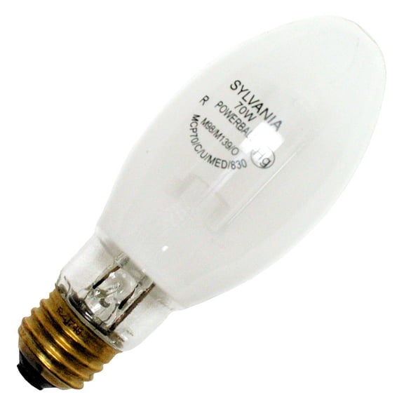 Sylvania 64740 - MCP70/C/U/MED/830 70 watt Metal Halide Light Bulb