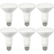 Sylvania 65W BR30 LED Daylight Dimmable Light Bulbs, 6 Pack