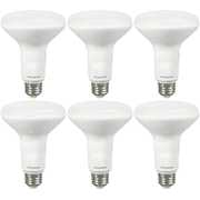 SYLVANIA LED 7.5W (65W Equivalent) Soft White Flood Light Bulbs, BR30, Med Base, Dimmable (6pk)