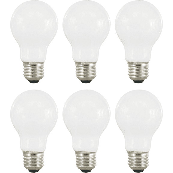 Sylvania 75W A19 TruWave LED Light Bulb, 13 yr, Daylight, Dimmable, 6 pack