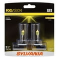 thumbnail image 1 of Sylvania 881 Fog Vision Yellow High Performance Halogen Light Bulb Set, 2 Pack, 1 of 7