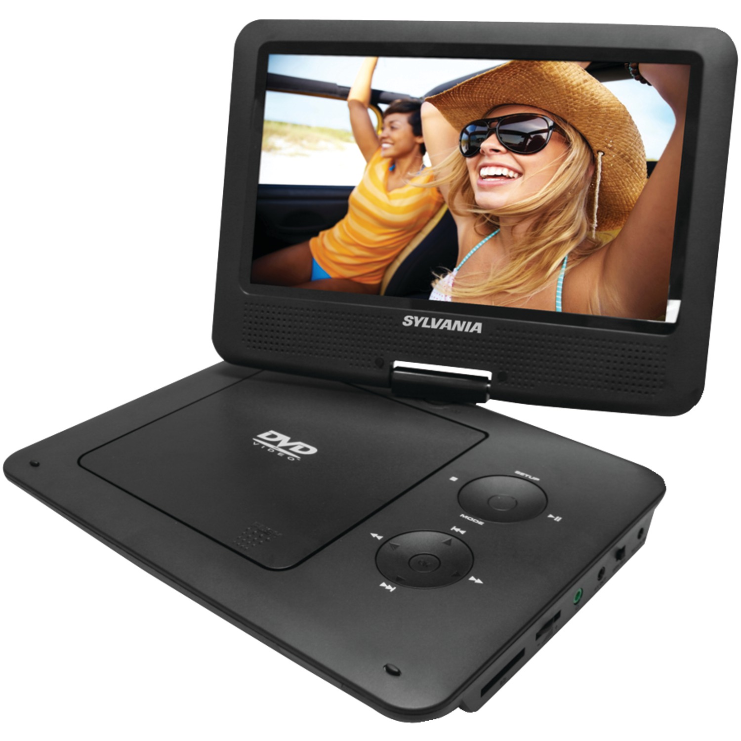 Sylvania 9" Portable Dvd Player With Swivel Screen & 5-hour Battery - SDVD9020 black - image 1 of 2