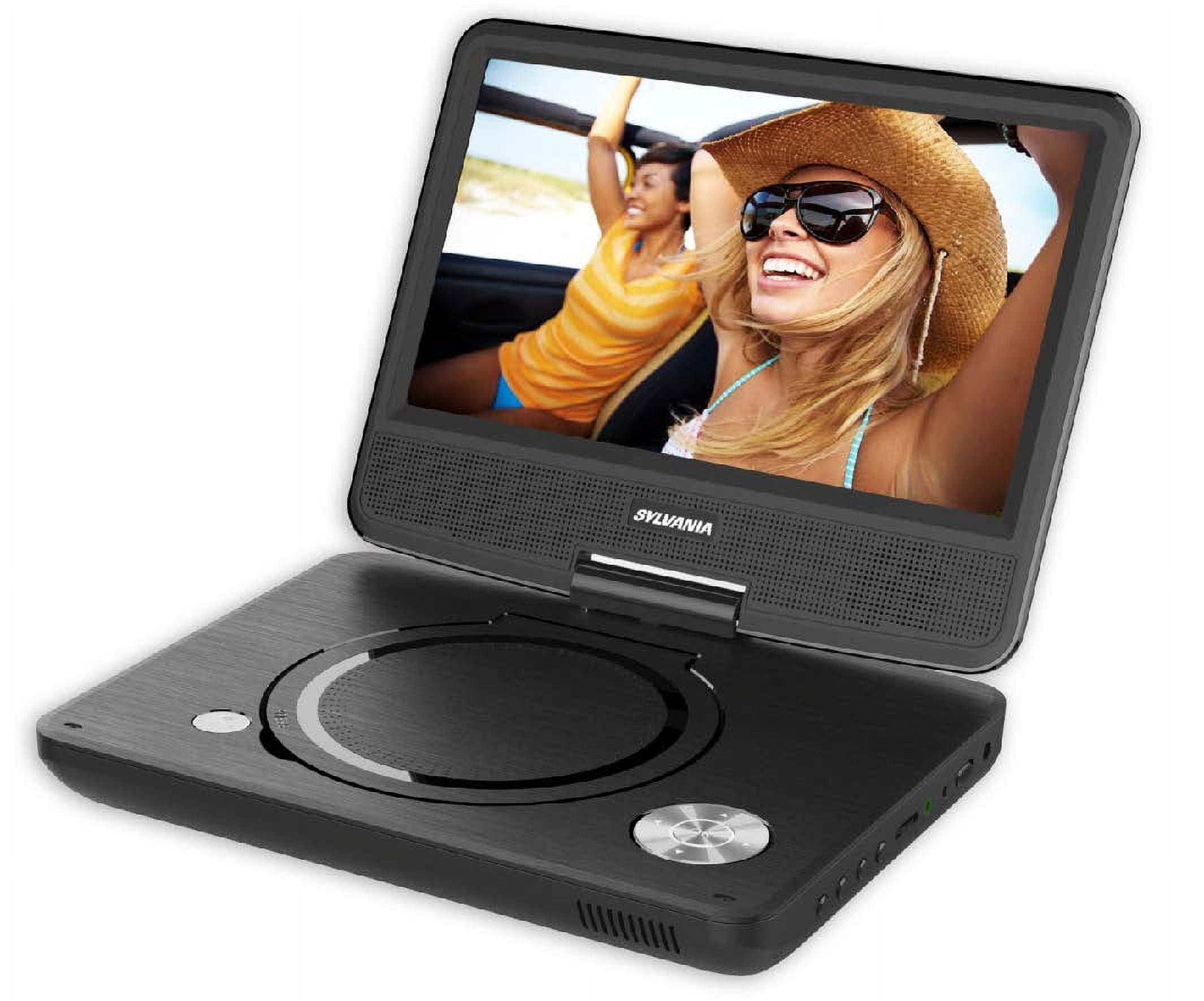 Sylvania 9" SwivelScreen Portable DVD Player, Black SDVD9070
