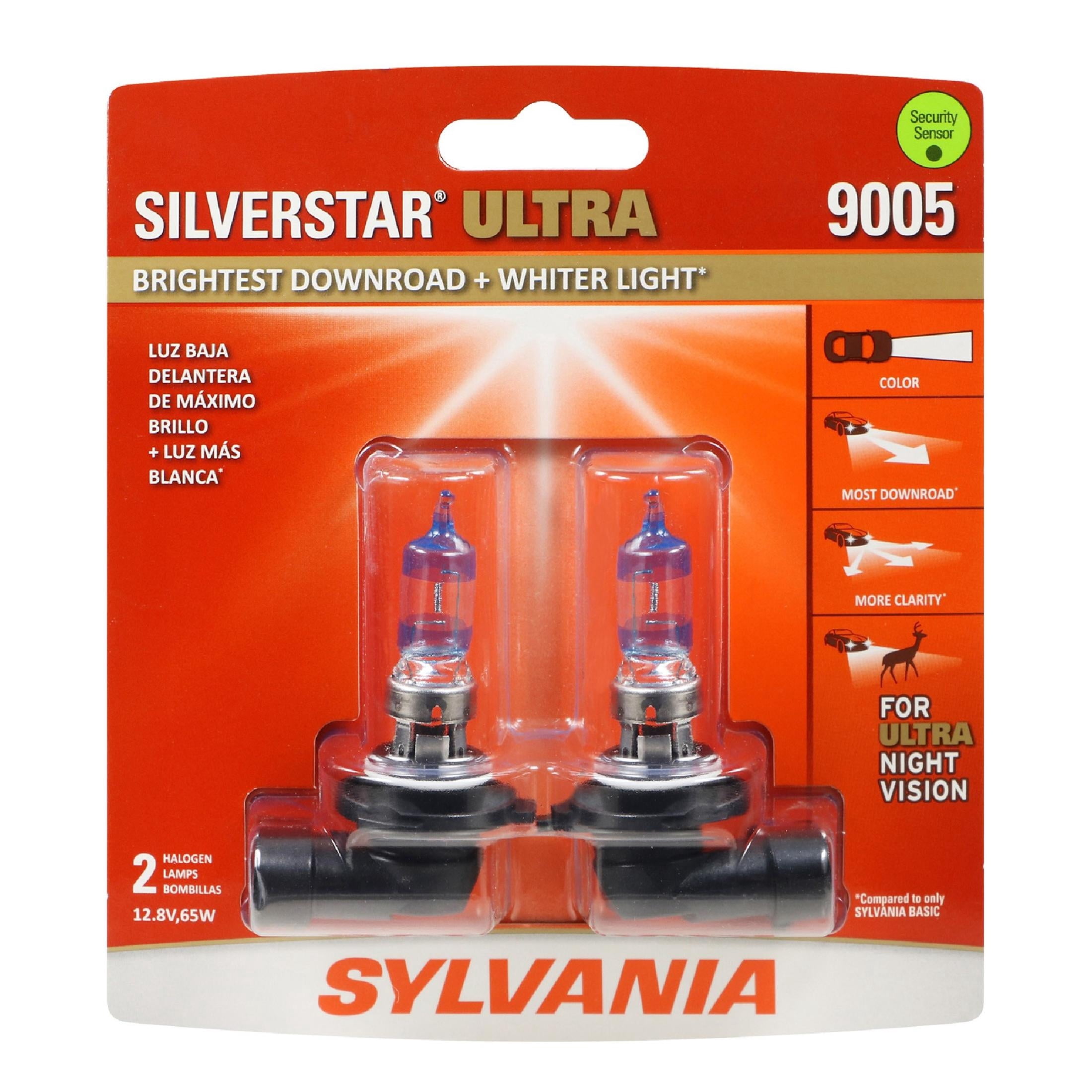 Sylvania 9005 SilverStar Ultra High Performance White Automotive Bulb 2 Pack