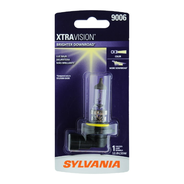 Sylvania 9006 XtraVision Halogen Headlight Bulb, 1 Pack