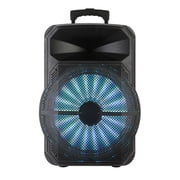 Sylvania Bluetooth(r) Speaker, LED Lighting, 12 Inch Subwoofer, Black, SPA122