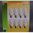 thumbnail image 1 of Sylvania CFL T2 Twist Light Bulb, 60W Equivalent, Efficient 13W, 850 Lumens, Medium Base, 2700K, Soft White - 8 Pack (26363), 1 of 4