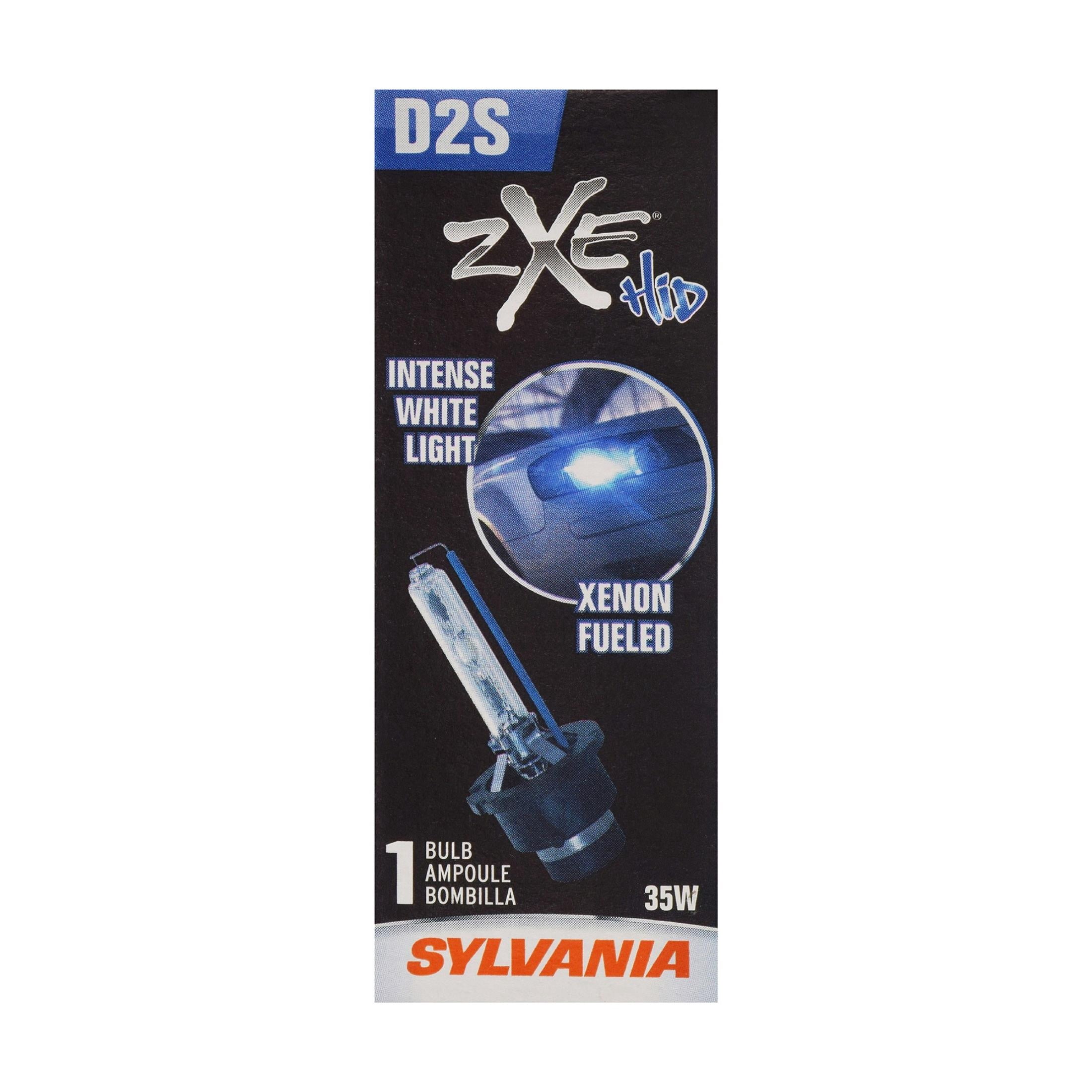Sylvania D2S SilverStar zXe HID Headlight Bulb, Pack of 1