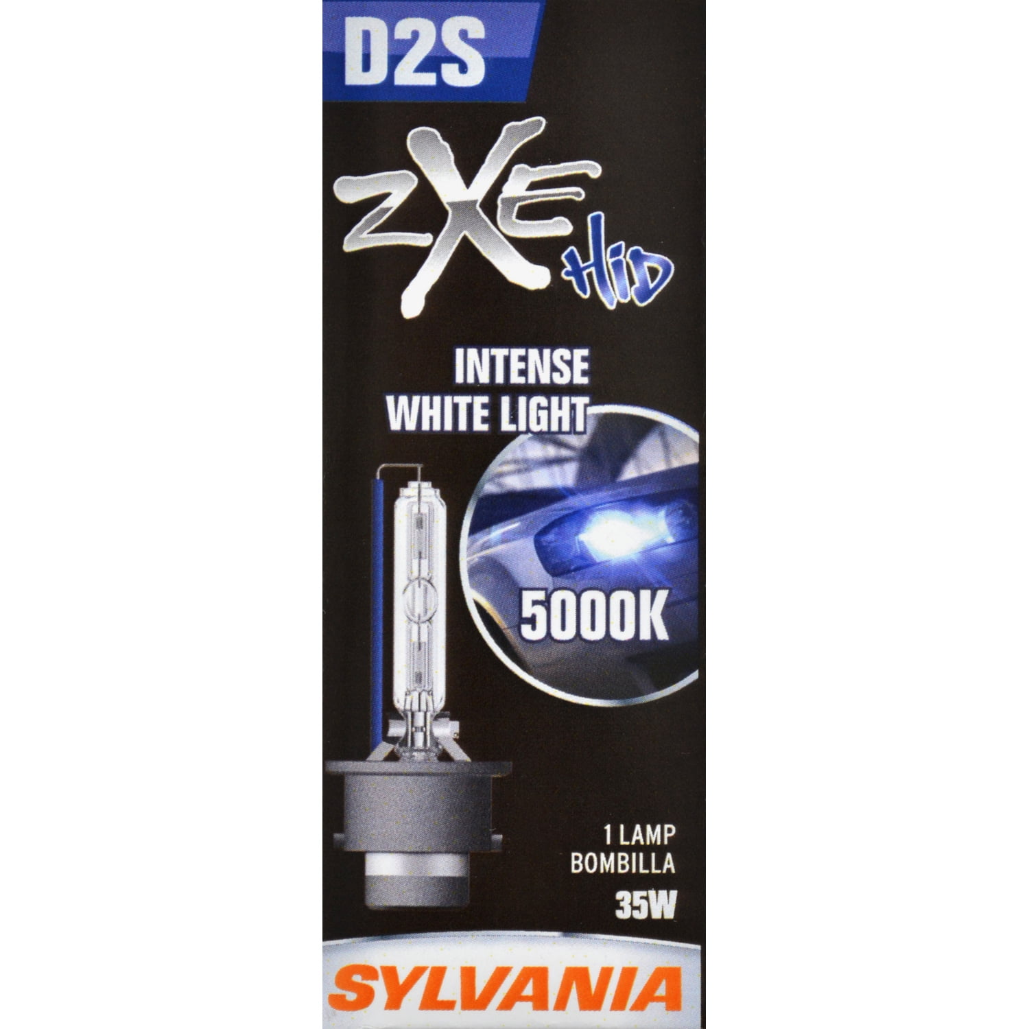 SYLVANIA D1S SilverStar zXe HID Headlight Bulbs, 1 Pack