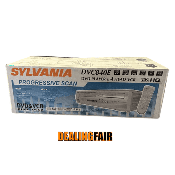 Sylvania DVC840E Dual-Deck DVD/VCR Combo Player