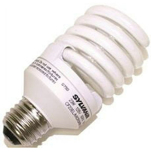Sylvania Dulux® El Spiral Compact Fluorescent Lamp, Micro-mini, 23 Watt, 2700k, Medium Base, 120 Volts