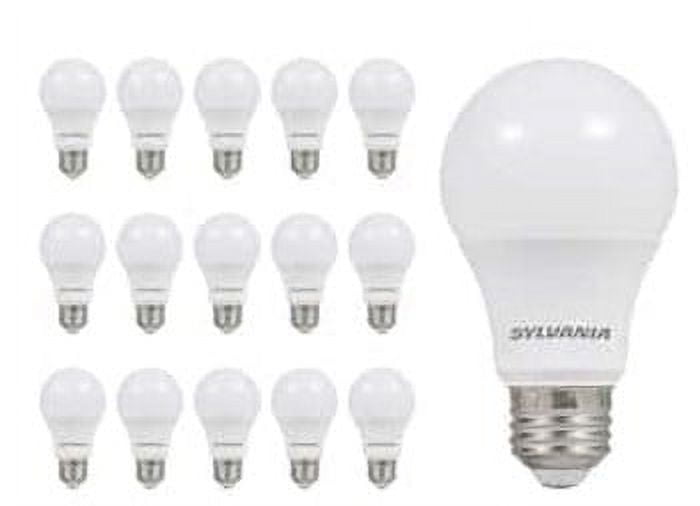 Sylvania Everyday LED Light Bulbs, A19 60-Watt, E26, Daylight, 16 pack - Value Pack