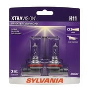 SYLVANIA - H11 XtraVision - High Performance Halogen Headlight Bulb, High Beam, Low Beam and Fog Replacement Bulb Contains 2 Bulbs