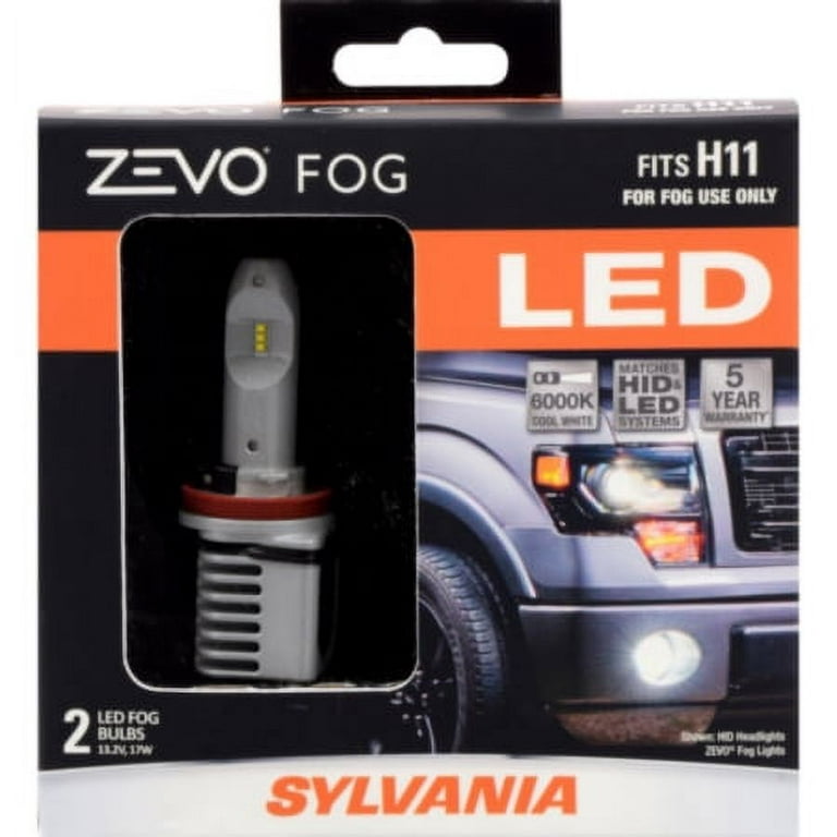 Sylvania H11 LED Fog Light and Powersport Bulb - 2 Pack
