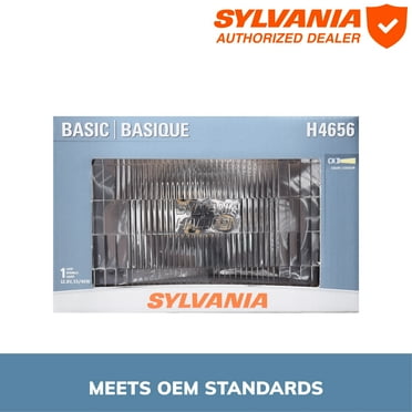 Sylvania H4656 Basic Sealed Beam Headlight, 1 Pack, Compatible with Multiple Cars