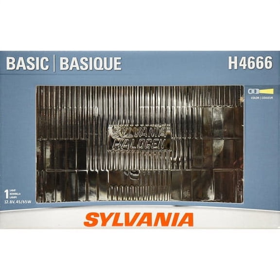 Sylvania H4666 Basic Headlight, 1 Pack, Compatible with Multiple Cars