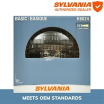 Sylvania H6024 Basic Sealed Beam Headlight, 1 Pack, Compatible with Multiple Cars