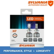 Sylvania H7 LED Fog Light and Powersport Bulb, 2 Pack, Compatible with Multiple Cars