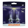 thumbnail image 1 of Sylvania H7 XtraVision Halogen Headlight Bulb, 2 Pack, Compatible with Multiple Cars, 1 of 9