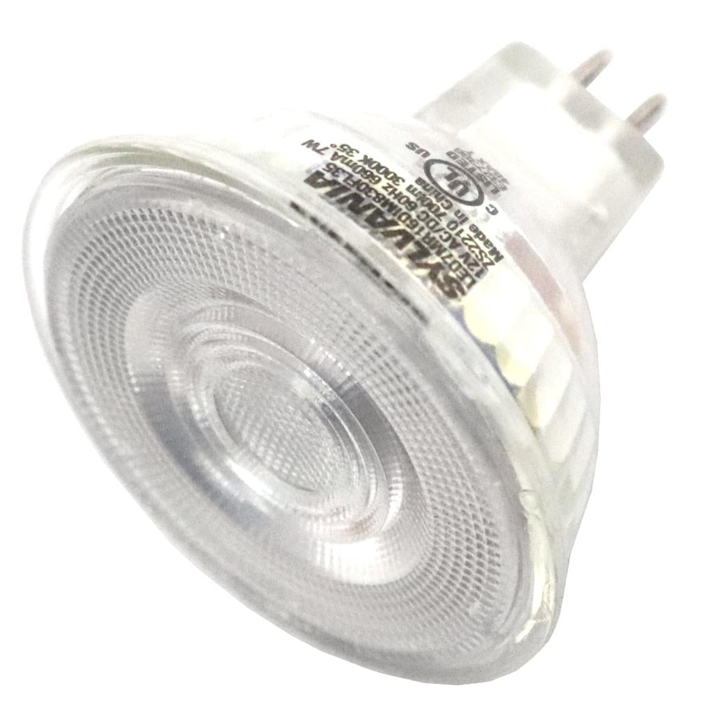Clear 7W LED MR16 Bi-Pin Dimmable Flood Light Bulb