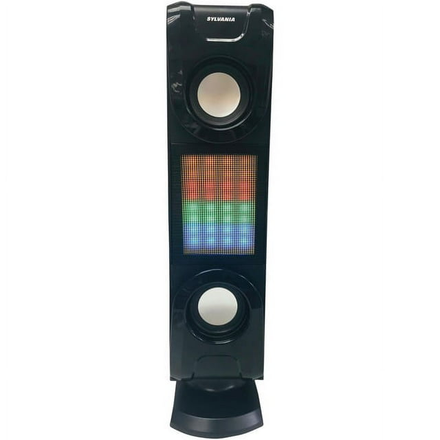 Sylvania Light-up Mini Tower Speaker (black)