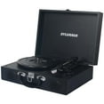 thumbnail image 1 of Sylvania PC Encoding USB Bluetooth(R) Suitcase Turntable with Speaker, STT104BT, Black, 1 of 3