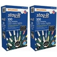 thumbnail image 1 of Sylvania Platinum 100-Count Color Changing LED Mini Dual Lights (33 ft. Length) (2 Pack), 1 of 5