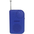 thumbnail image 1 of Sylvania Portable AM/FM Radio, Blue, SRC100-Blue, 1 of 2