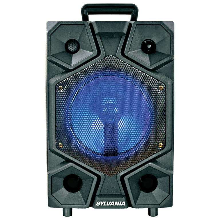 Sylvania blue sale led backlight speaker