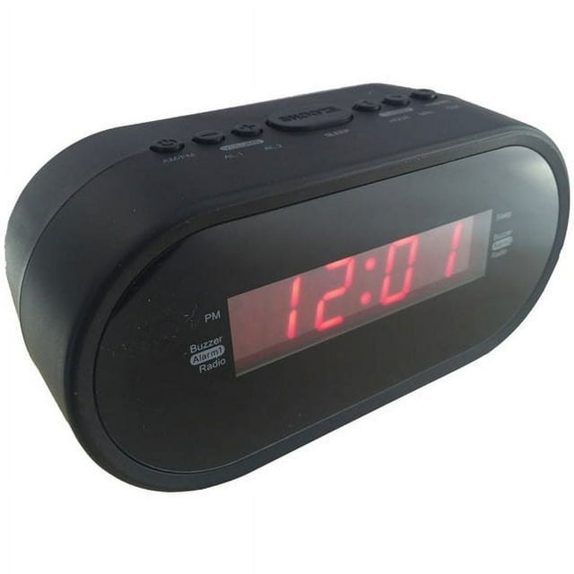 Sylvania SCR1221 0.6" Digital Alarm Clock Radio