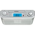 Sylvania SKCR2713 UnderCounter Bluetooth CD Clock Radio