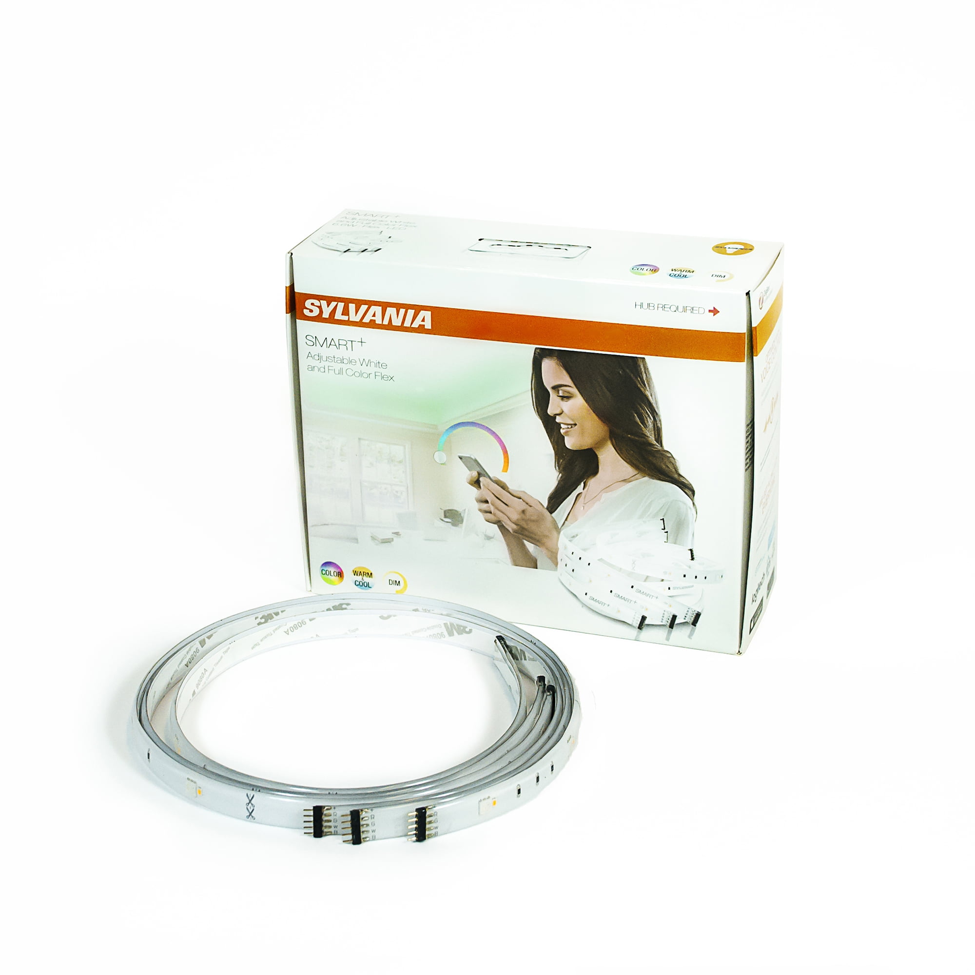 Sylvania SMART+ Color Smart Flex Light Strip Starter Kit, Hub Required ...