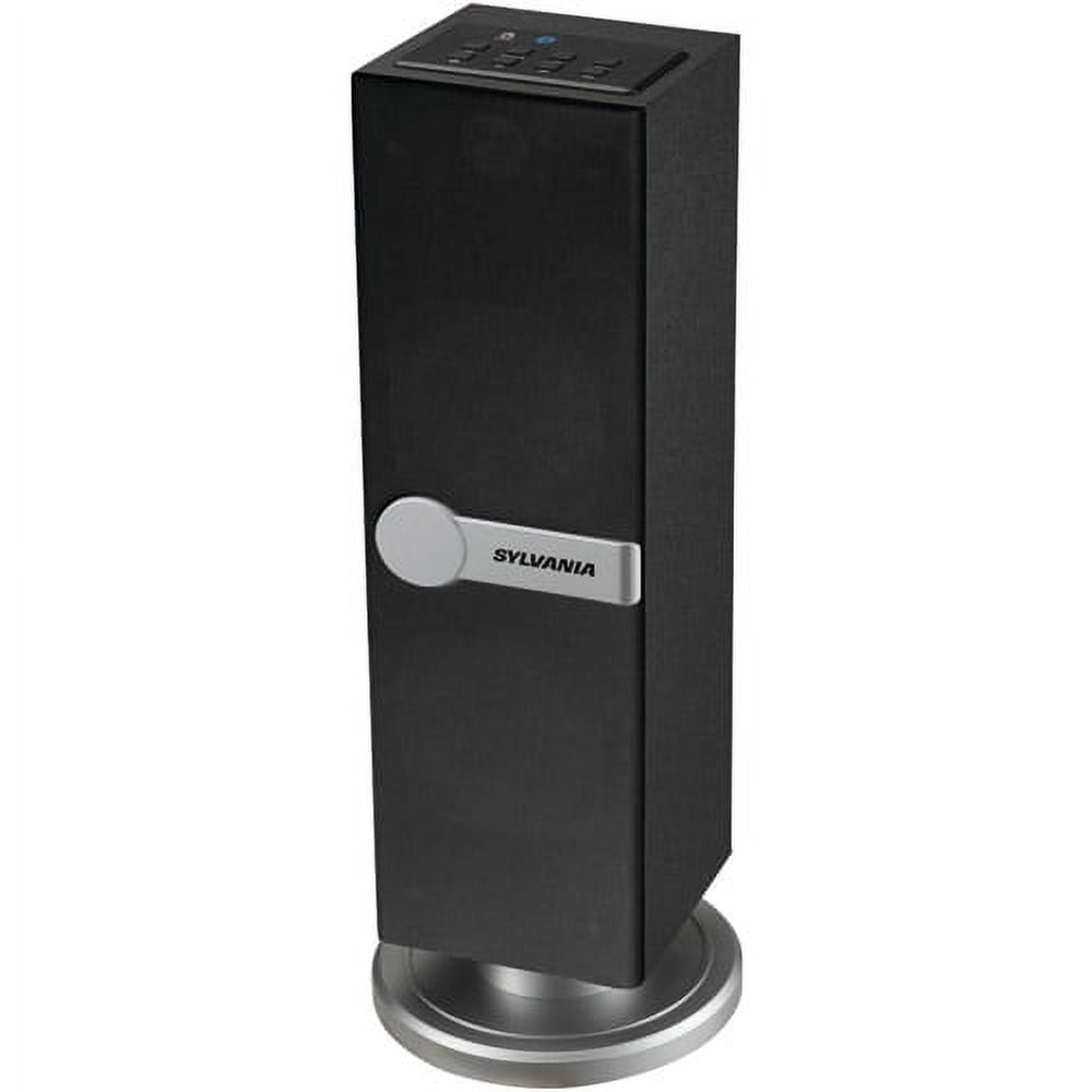 AV-SP3301B-F ENCEINTE BAZOOKA 18W ÉCLAIRAGE LED ET MICRO NOIRE X2