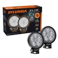 thumbnail image 1 of Sylvania Slim 3 Inch Round LED Light Pod Spot 950 Lumens, 2 pack, Compatible with Multiple Cars, 1 of 5