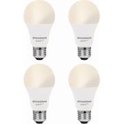 Sylvania Smart+ Full Color Dimmable LED Light Bulbs, 800 Lumens, 4 Pack