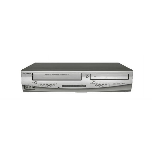Pre-Owned Sylvania Srd4900 DVD VCR Combo with Remote, A/V Cables & Hdmi Adapter