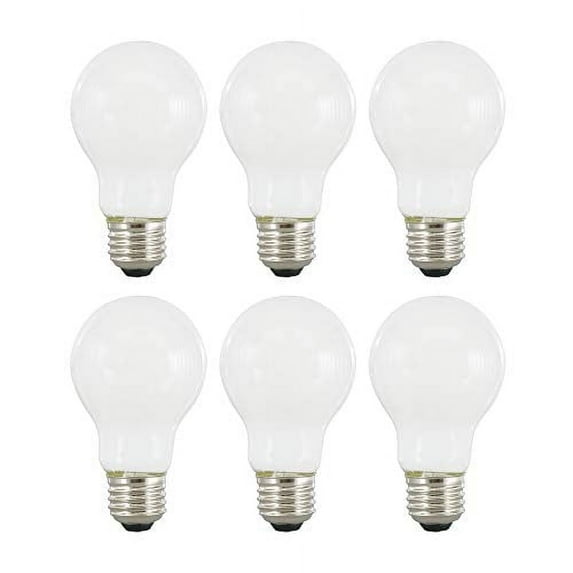 Sylvania TruWave 8W A19 LED Light Bulb, 60W Equivalent, Daylight, Dimmable, 6 Pack