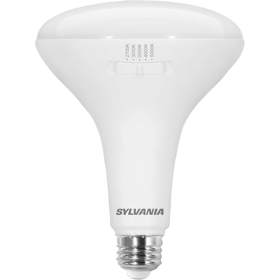 Sylvania TruWave BR40 LED Light Bulb, 13W = 85W, 5 CCT Select 2700/3000 / 3500/4000 / 5000K, Dimmable, 1100 LMS, Frosted Finish (42108) (Pack of 1)
