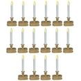 thumbnail image 1 of Sylvania V1533-88 9" Battery Operated Gold LED Window Candle - Quantity of 16, 1 of 3