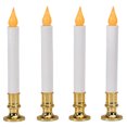 thumbnail image 1 of Sylvania V24329-88 4 Pack Battery Operated Christmas Orange Flicker Flame LED Candles - Quantity of 2, 1 of 2