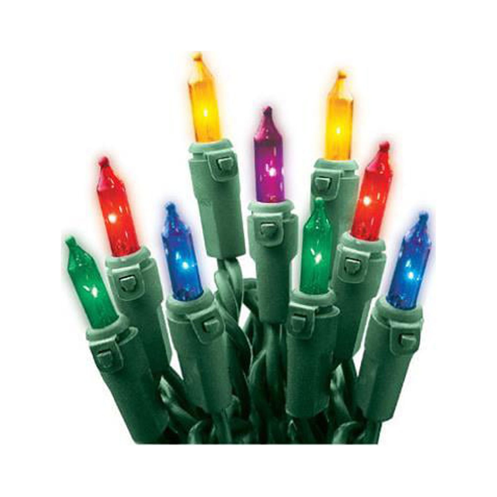 Sylvania V4474688 Christmas StayLit Light Set, Mini, Multi, 150Ct