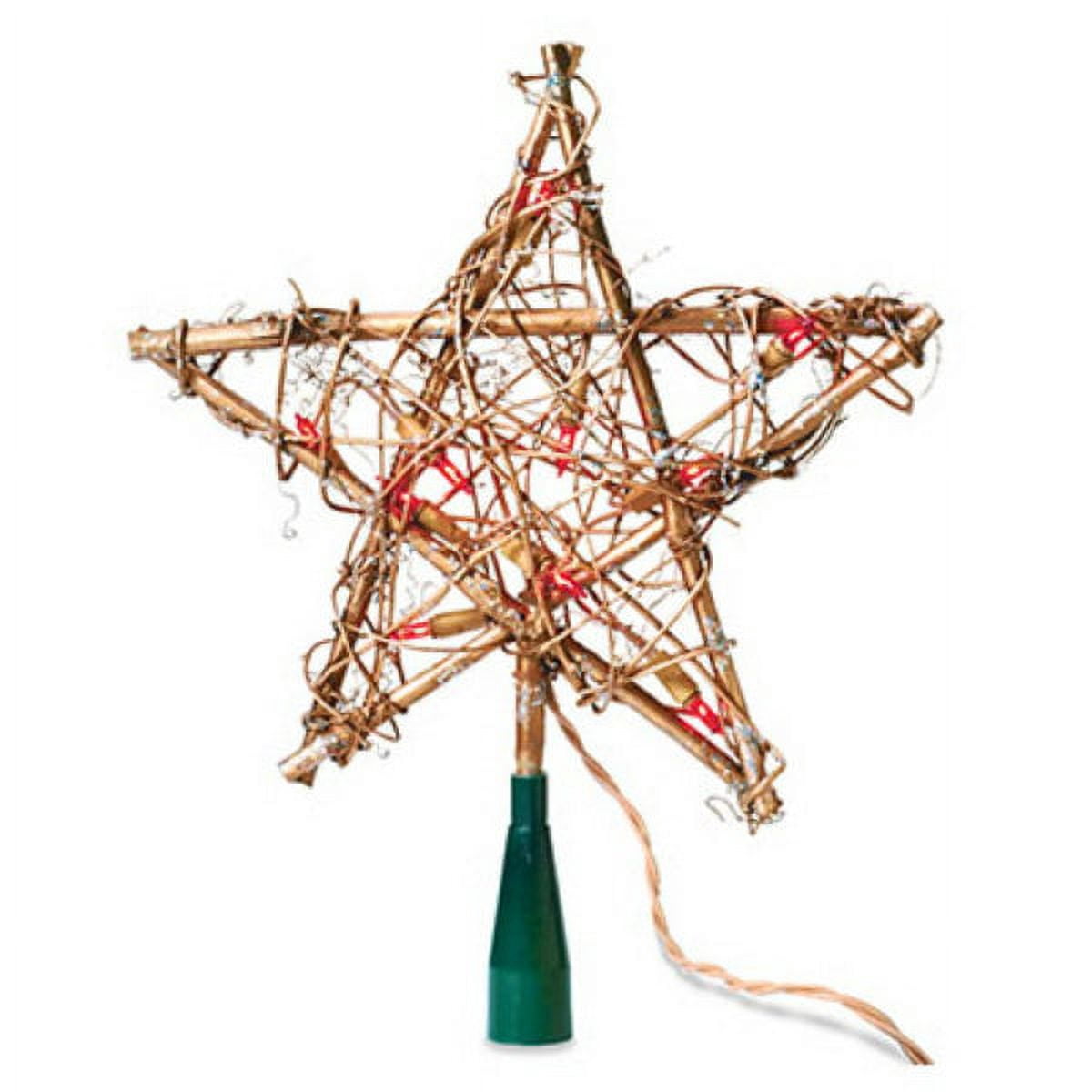 Brandclub - Sylvania V49377-88 Lighted Grapevine Star Christmas Tree ...