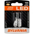 thumbnail image 1 of Sylvania Zevo 194 Amber T10 LED Bright Interior Exterior Light Bulb Set (2 Pack), 1 of 4