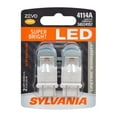 thumbnail image 1 of Sylvania Zevo 4114 Amber LED Bright Interior Exterior Mini Light Bulb, 2 Pack, 1 of 8
