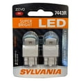 thumbnail image 1 of Sylvania Zevo 7443 Red LED Bright Interior Exterior Mini Auto Light Bulb, 2 Pack, 1 of 7