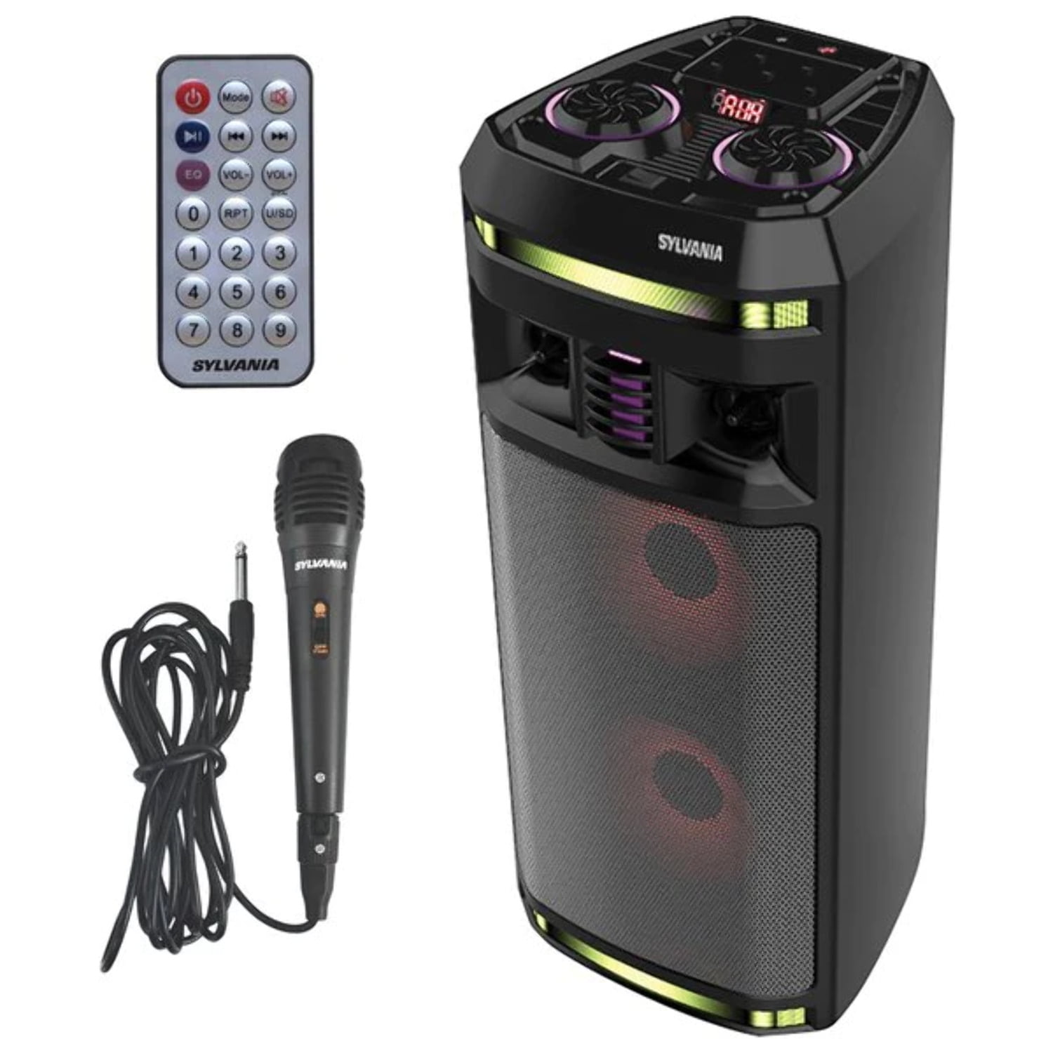 Sylvania[r] Sp917 Rechargeable Dual 6.5inch 100watt Bluetooth Light